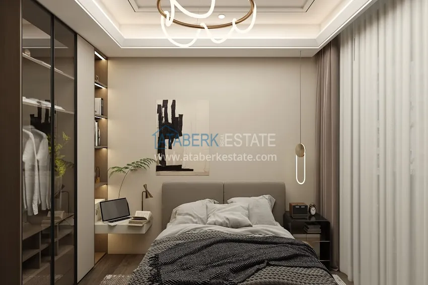 Приобрести Недвижимость на этапе строительства – комплекс семейного типа в Дошемеалты, Анталья 16 