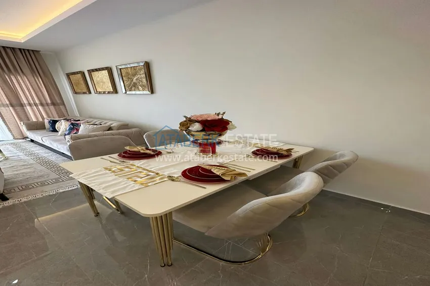 Приобрести Квартира 1+1 с новой мебелью, видом на море и горы, Махмутлар – Алания 8 