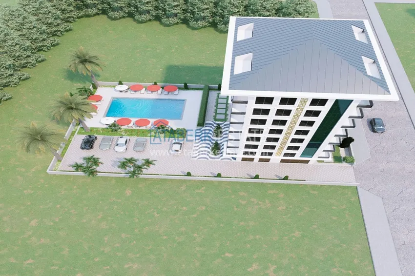 Инвестиционная недвижимость в Авсалларе – квартиры на этапе котлована  8 