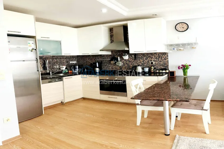 Приобрести Квартира 1+1 с видом на горы и застеклённым балконом в резиденции премиум-класса в районе Джикджилли, Алания 6 