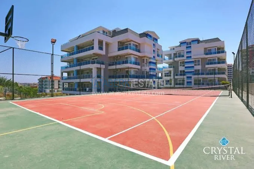 Квартира 1+1 с мебелью и застеклённым балконом в комплексе с богатой инфраструктурой, район Оба – Алания 13 