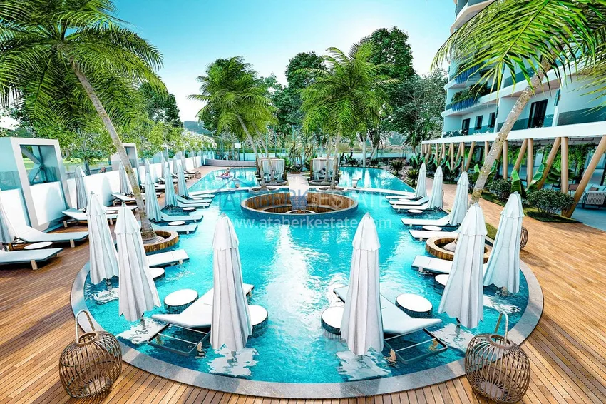 Новый инвестиционный проект резиденции в сегменте комфорт – Алания, Авсаллар 6