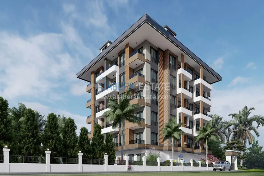 Новый бутик-комплекса на этапе строительства в районе Авсаллар 7