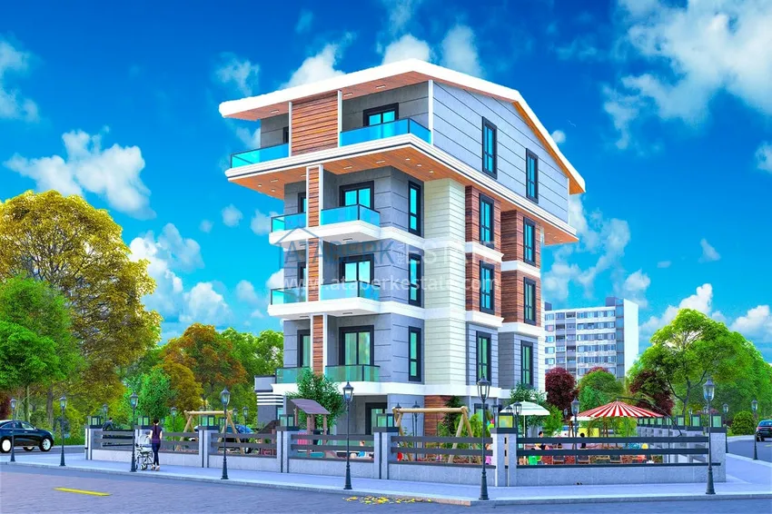 Квартиры в строящемся малоэтажном комплексе в Газипаше, район Пазарджи  6 