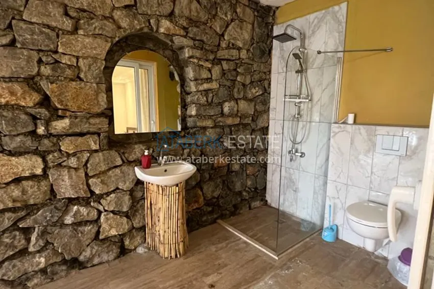 Меблированная вилла с видовыми характеристиками в районе Бекташ Алания 6 