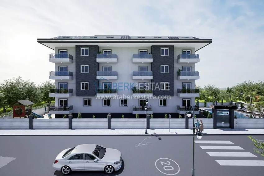 Квартира от инвестора в строящемся комплексе в 200 метрах от моря в Алании, Окурджалар 7 