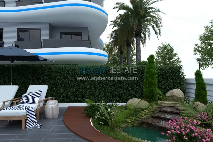 Квартиры и пентхаусы в комплексе на этапе строительства – Алания, район Инджекум 6 