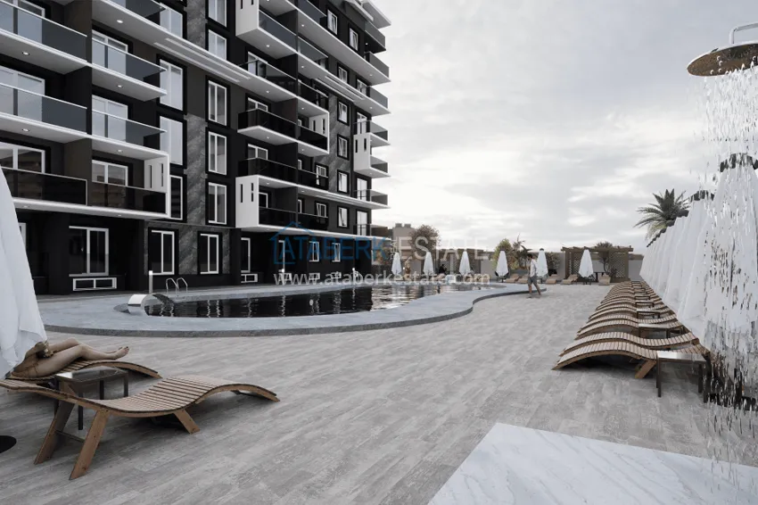 Квартиры и пентхаусы в центре Газипаши с рассрочкой в комплексе на этапе строительства 6 