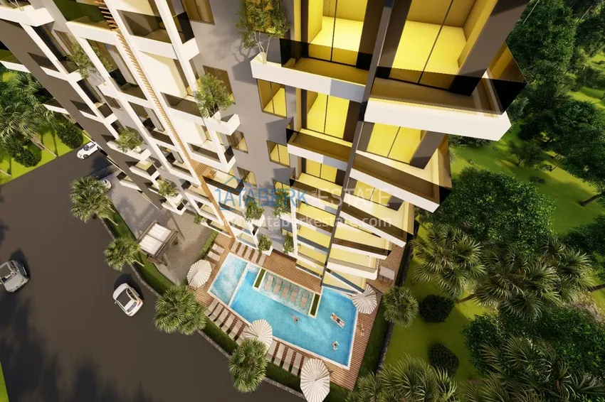 Квартира 1+1 в строящемся комплексе – район Авсаллар Алания  6 