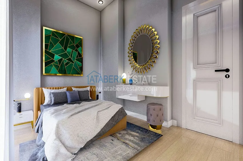 Приобрести Квартиры в строящемся малоэтажном комплексе в Газипаше, район Пазарджи  8 