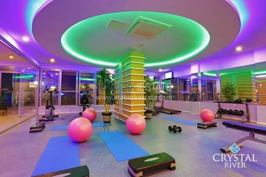 Квартира 1+1 с мебелью и застеклённым балконом в комплексе с богатой инфраструктурой, район Оба – Алания 18 