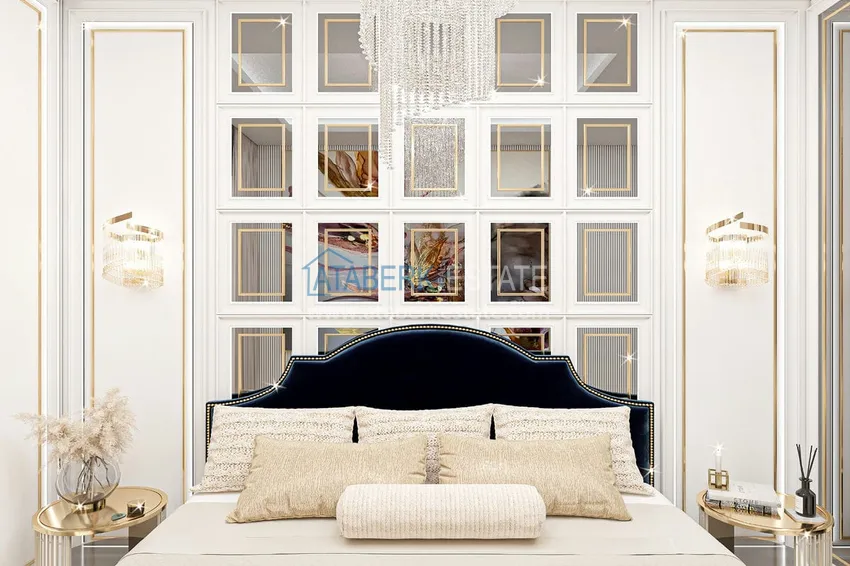 Приобрести Квартира в строящемся комплексе - центр Алании в 350 м от пляжа Клеопатра 8 