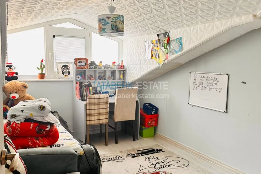 Приобрести Дуплекс 5+1 с мебелью и видом на море, район Джикджилли – Алания 7 