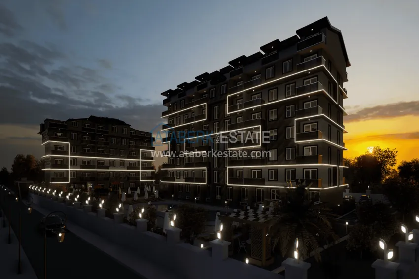 Квартиры и пентхаусы в центре Газипаши с рассрочкой в комплексе на этапе строительства 7 