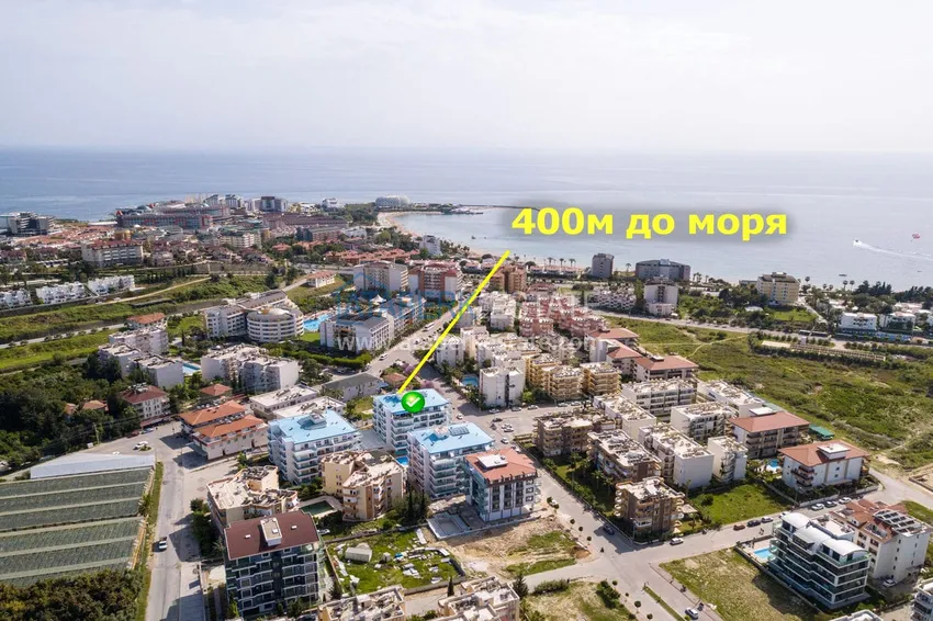 На аренде квартира 1+1 с выходом в сад в курортном районе Алании - Авсаллар C1 7 