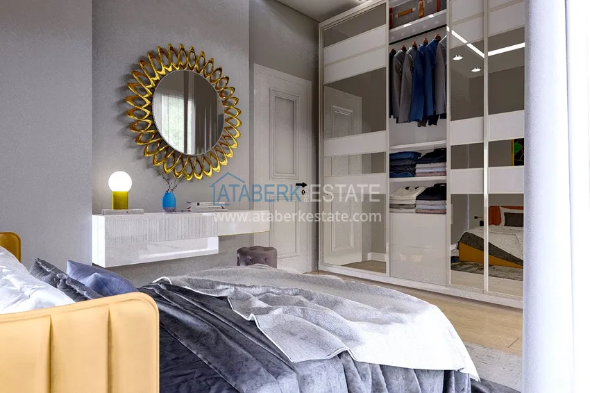 Приобрести Квартиры в строящемся малоэтажном комплексе в Газипаше, район Пазарджи  9 