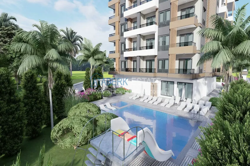 Новый бутик-комплекса на этапе строительства в районе Авсаллар 8