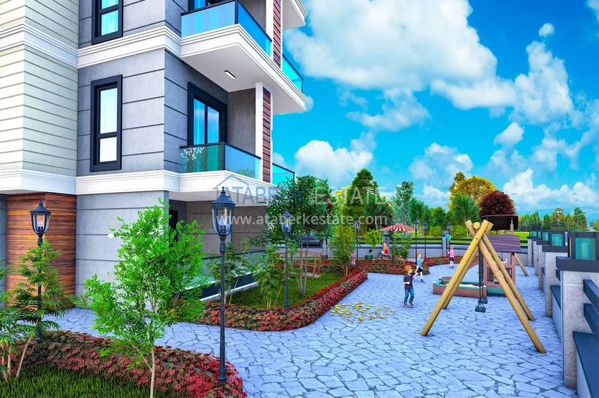 Квартиры в строящемся малоэтажном комплексе в Газипаше, район Пазарджи  7 