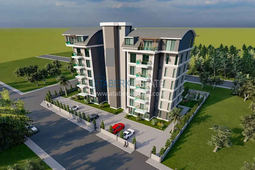 Новый привлекательный проект жилого комплекса в Газипаше! Старт продаж!  8 