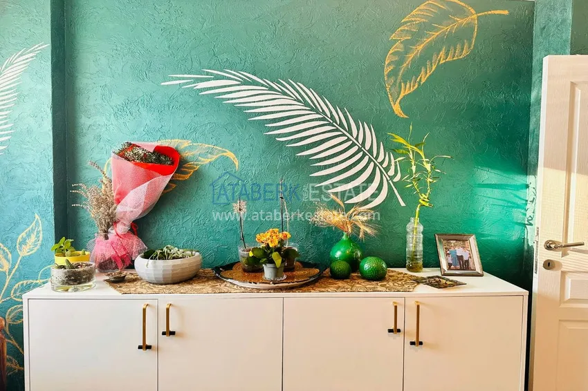 Приобрести Дуплекс 5+1 с мебелью и видом на море, район Джикджилли – Алания 8 