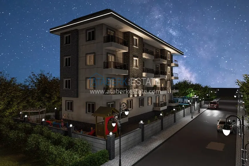 Квартира от инвестора в строящемся комплексе в 200 метрах от моря в Алании, Окурджалар 9 