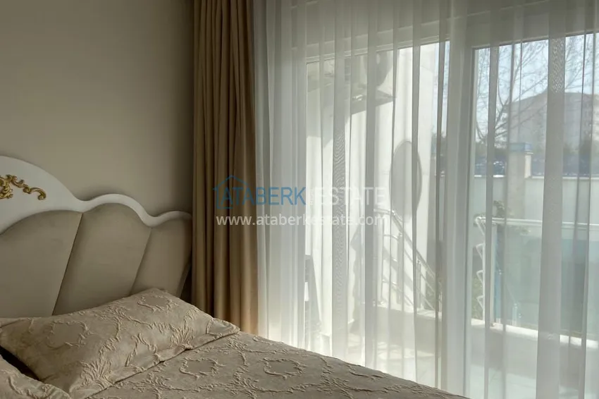 Приобрести На аренде квартира 1+1 с выходом в сад в курортном районе Алании - Авсаллар C1 8 