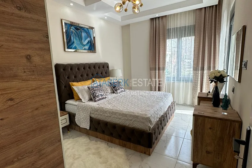 Приобрести Квартира 1+1 с мебелью в жилом комплексе с инфраструктурой, район Оба – Алания 9 