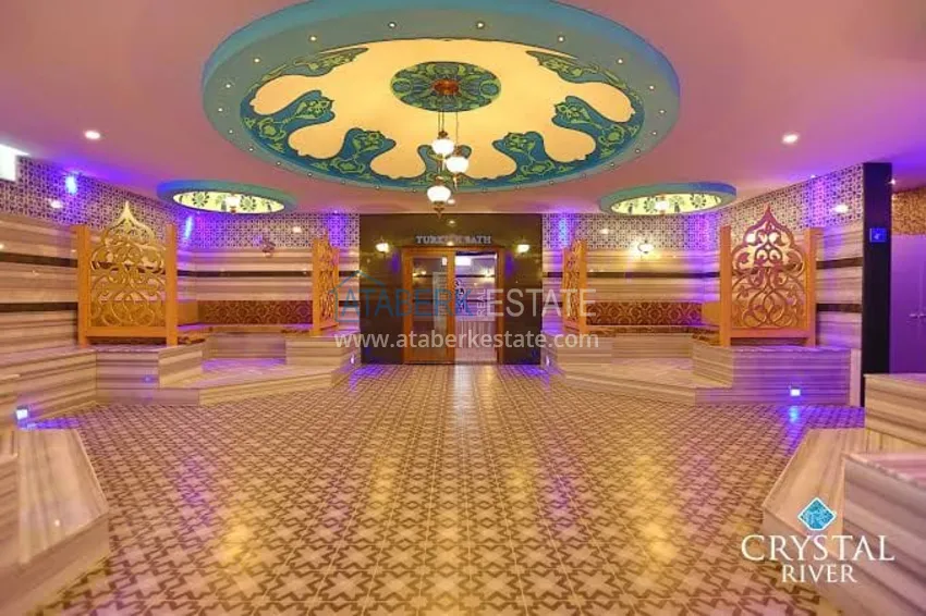 Квартира 1+1 с мебелью и застеклённым балконом в комплексе с богатой инфраструктурой, район Оба – Алания 19 