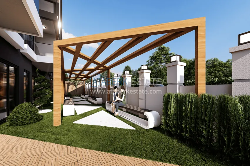 Новый инвестиционный проект резиденции с хорошей инфраструктурой в Газипаше 9 