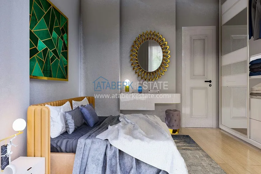 Приобрести Квартиры в строящемся малоэтажном комплексе в Газипаше, район Пазарджи  10 