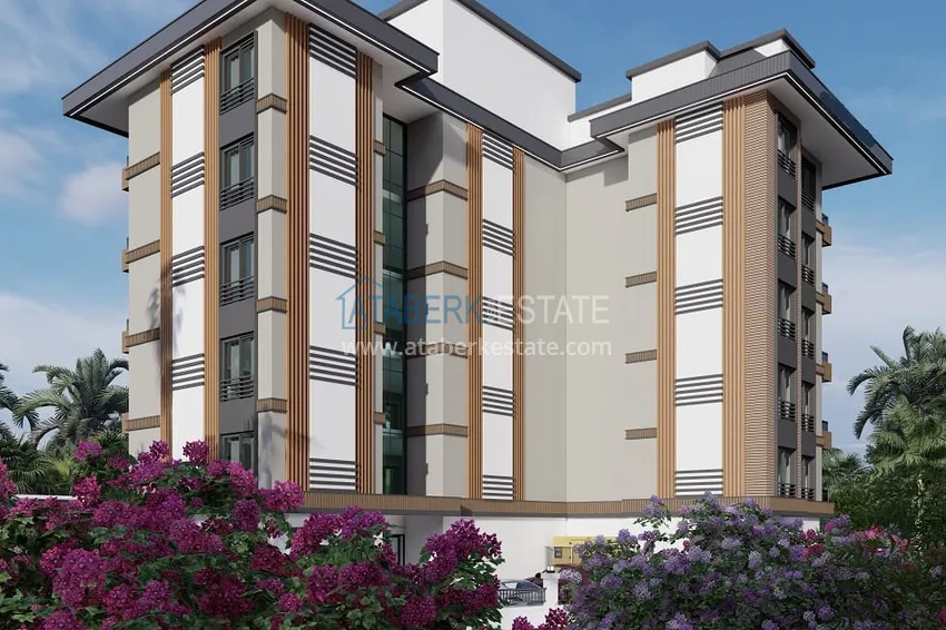 Новый бутик-комплекса на этапе строительства в районе Авсаллар 9