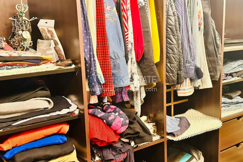 Приобрести Дуплекс 5+1 с мебелью и видом на море, район Джикджилли – Алания 9 