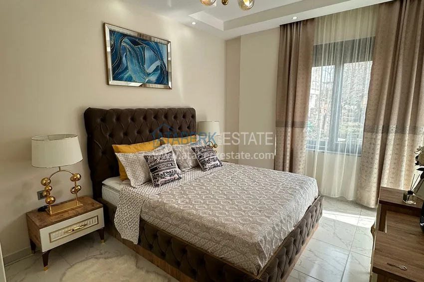 Приобрести Квартира 1+1 с мебелью в жилом комплексе с инфраструктурой, район Оба – Алания 10 