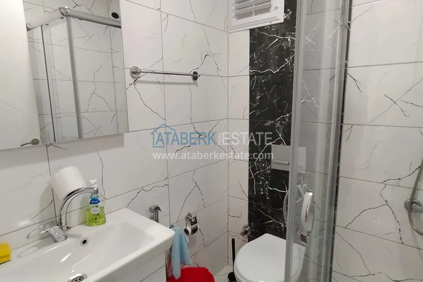 Приобрести Пентхаус-дуплекс с двумя спальнями и застекленным балконом в районе Оба, Алания 9 