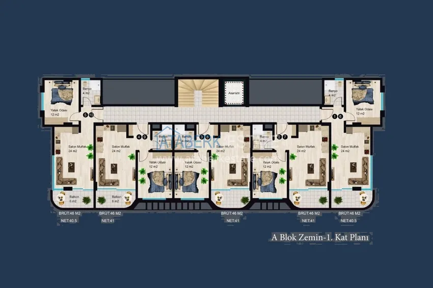 Купить дешево Недвижимость от застройщика в новом комплексе - Алания, район Каргыджак 3 