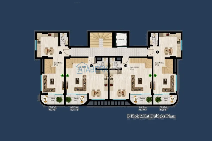 Купить дешево Недвижимость от застройщика в новом комплексе - Алания, район Каргыджак 5 