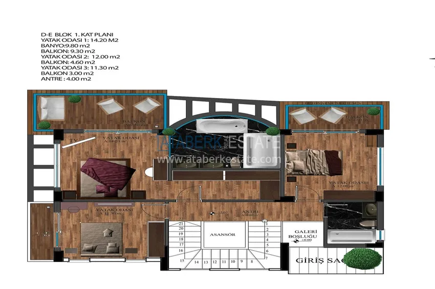 Купить дешево Виллы в Каргыджаке от застройщика – с правом на получение турецкого гражданства  11 