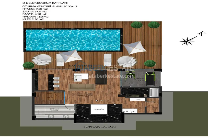 Купить дешево Виллы в Каргыджаке от застройщика – с правом на получение турецкого гражданства  16 