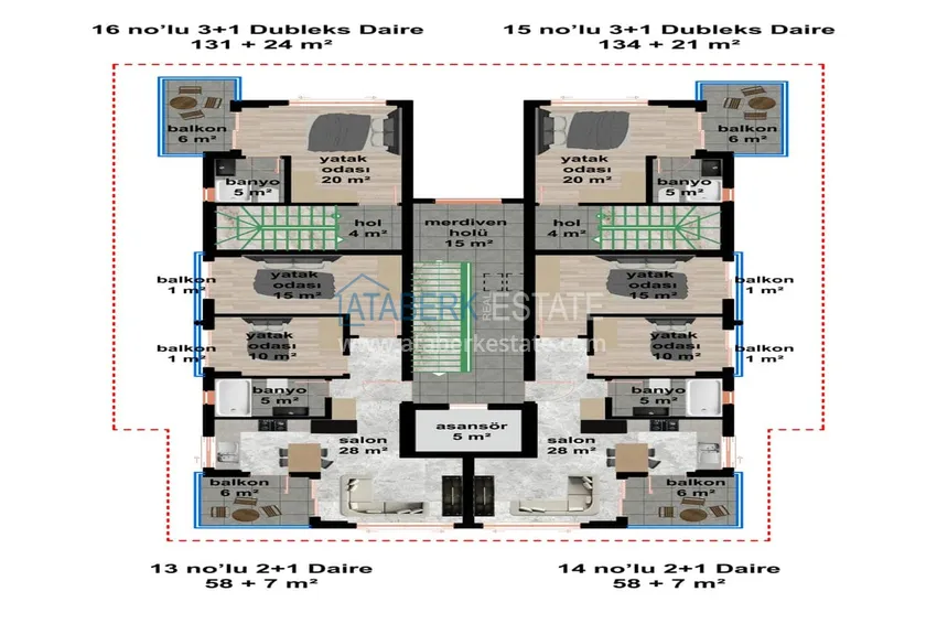 Купить дешево Недвижимость у моря – 250 метров, район Кестель, Алания 3 