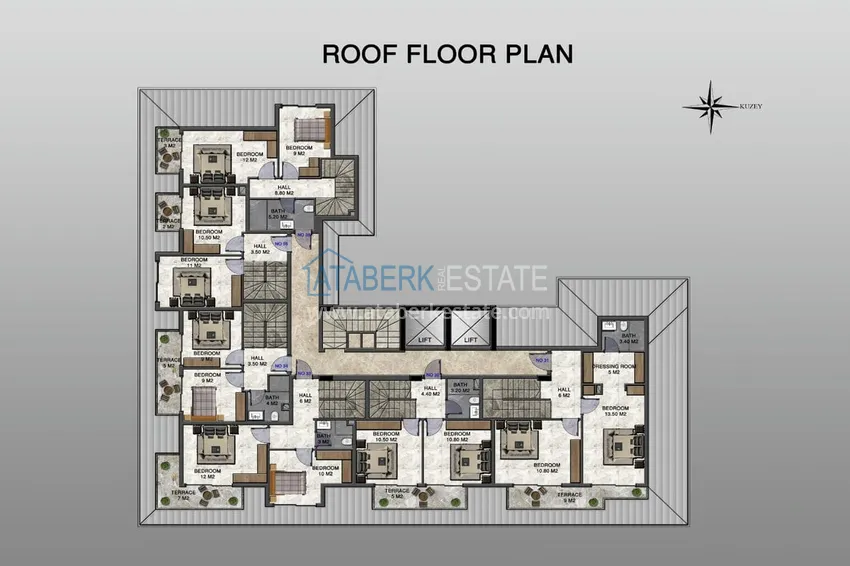 Купить дешево Новый бутик-комплекса на этапе строительства в районе Авсаллар 3