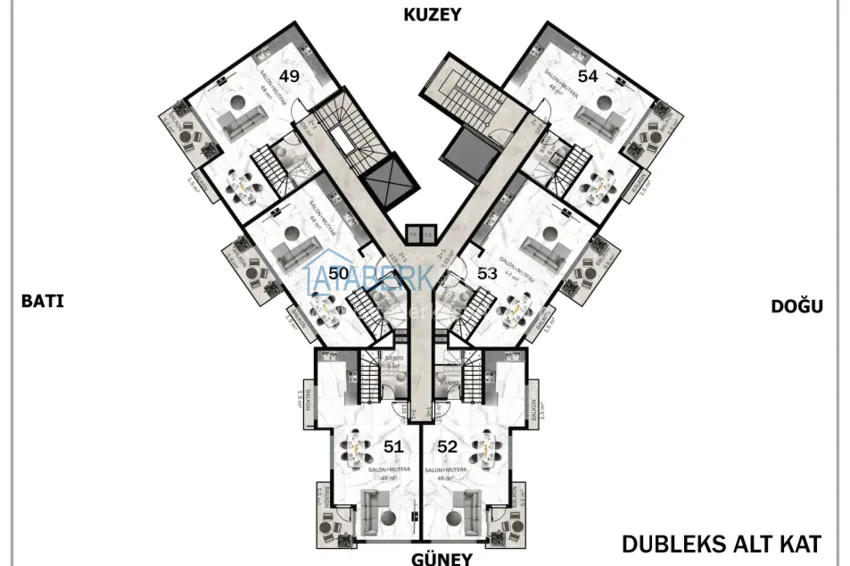 Купить дешево Проект Off-plan. Инвестиционная недвижимость в Алании, район Авсаллар 1 
