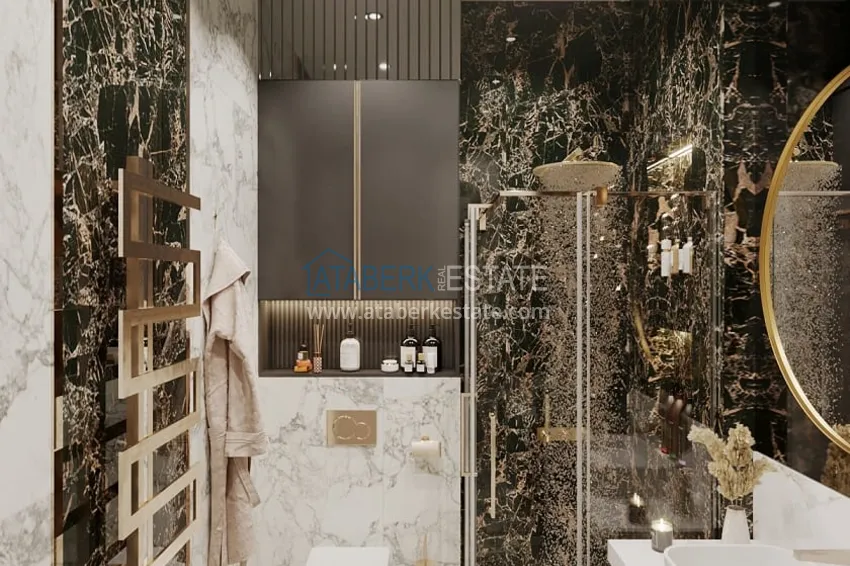 Приобрести Виллы премиум-класса на начальном этапе строительства в горном районе Алании - Тепе 20 