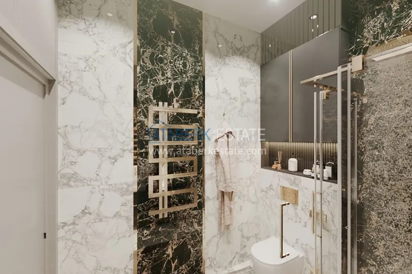 Приобрести Виллы премиум-класса на начальном этапе строительства в горном районе Алании - Тепе 23 