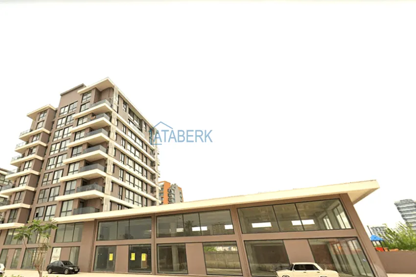 Городская квартира 3+1 в молодом жилом комплексе, в центральном районе Мерсина-Енишехир 1 