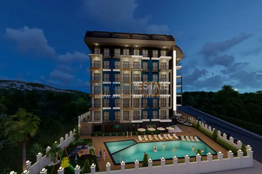 Новый инвестиционный проект резиденции с хорошей инфраструктурой в Газипаше 11 