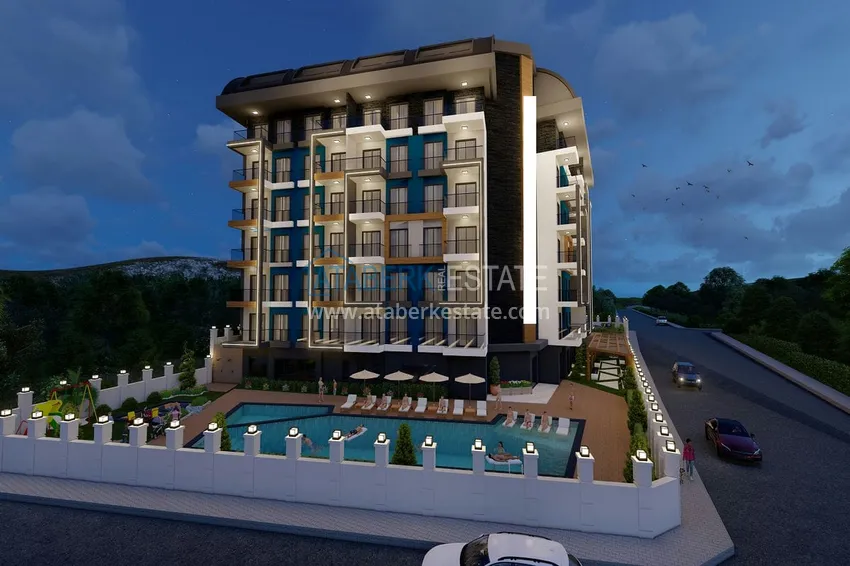 Новый инвестиционный проект резиденции с хорошей инфраструктурой в Газипаше 12 