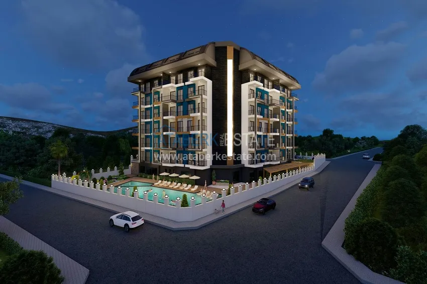 Новый инвестиционный проект резиденции с хорошей инфраструктурой в Газипаше 13 