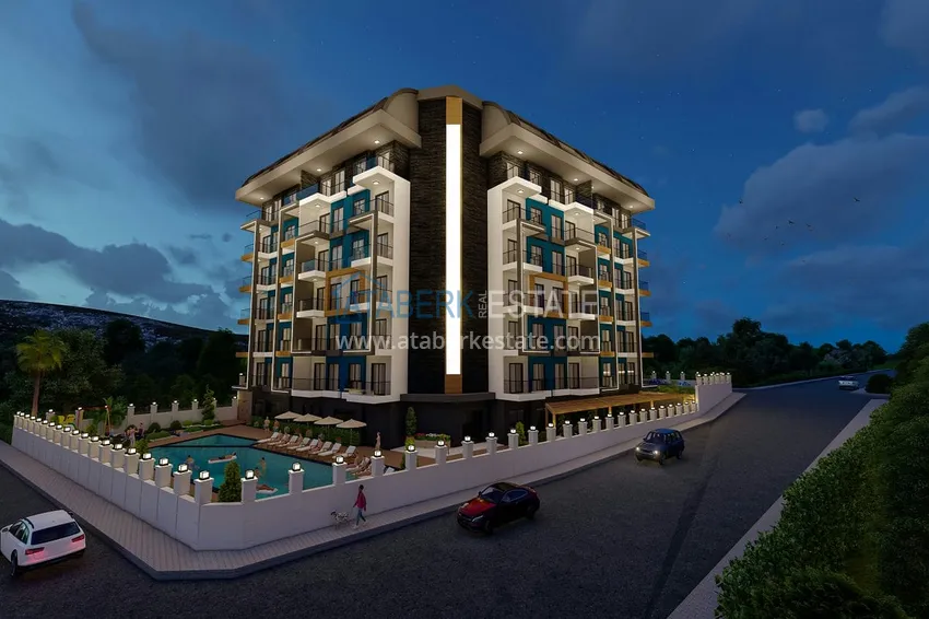 Новый инвестиционный проект резиденции с хорошей инфраструктурой в Газипаше 14 