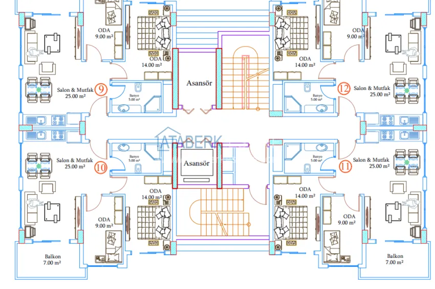 Купить дешево Инвестиционная недвижимость в Авсалларе – квартиры на этапе котлована  2 