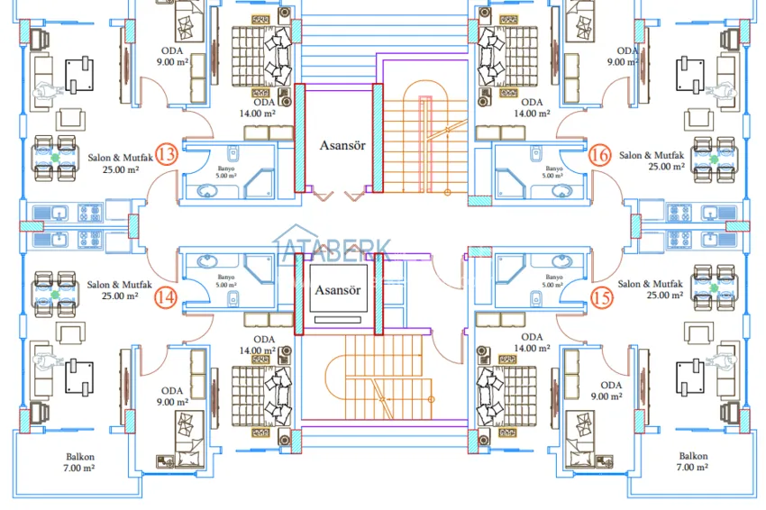 Купить дешево Инвестиционная недвижимость в Авсалларе – квартиры на этапе котлована  3 